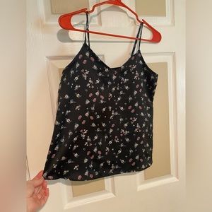 10) Silky floral tank